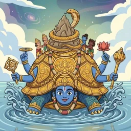 Kurma Avatar - Satya Yuga