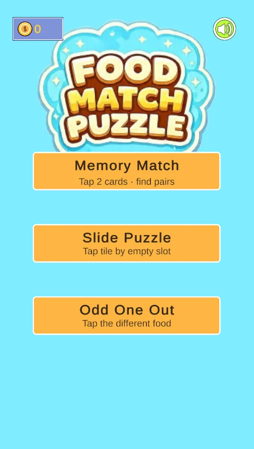 Food Match Puzzle screenshot