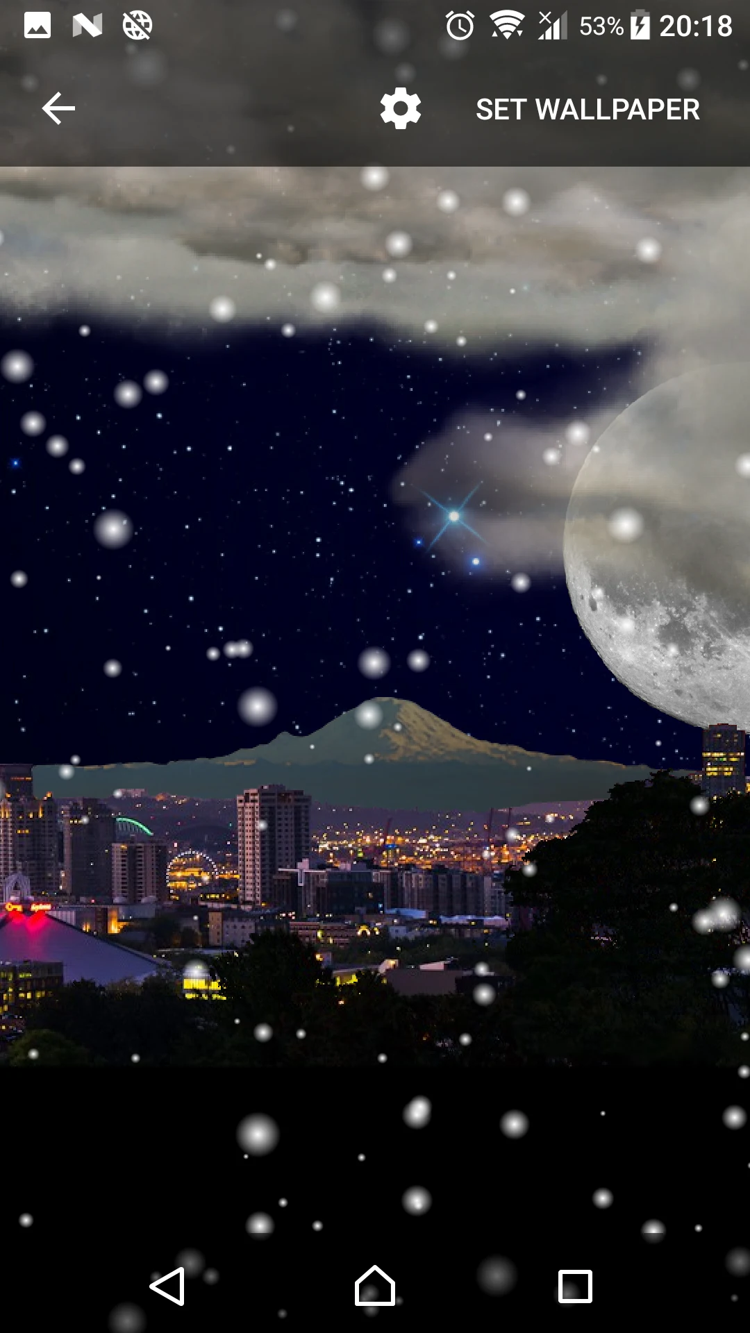 Thunderstorm Seattle - LWP screenshot