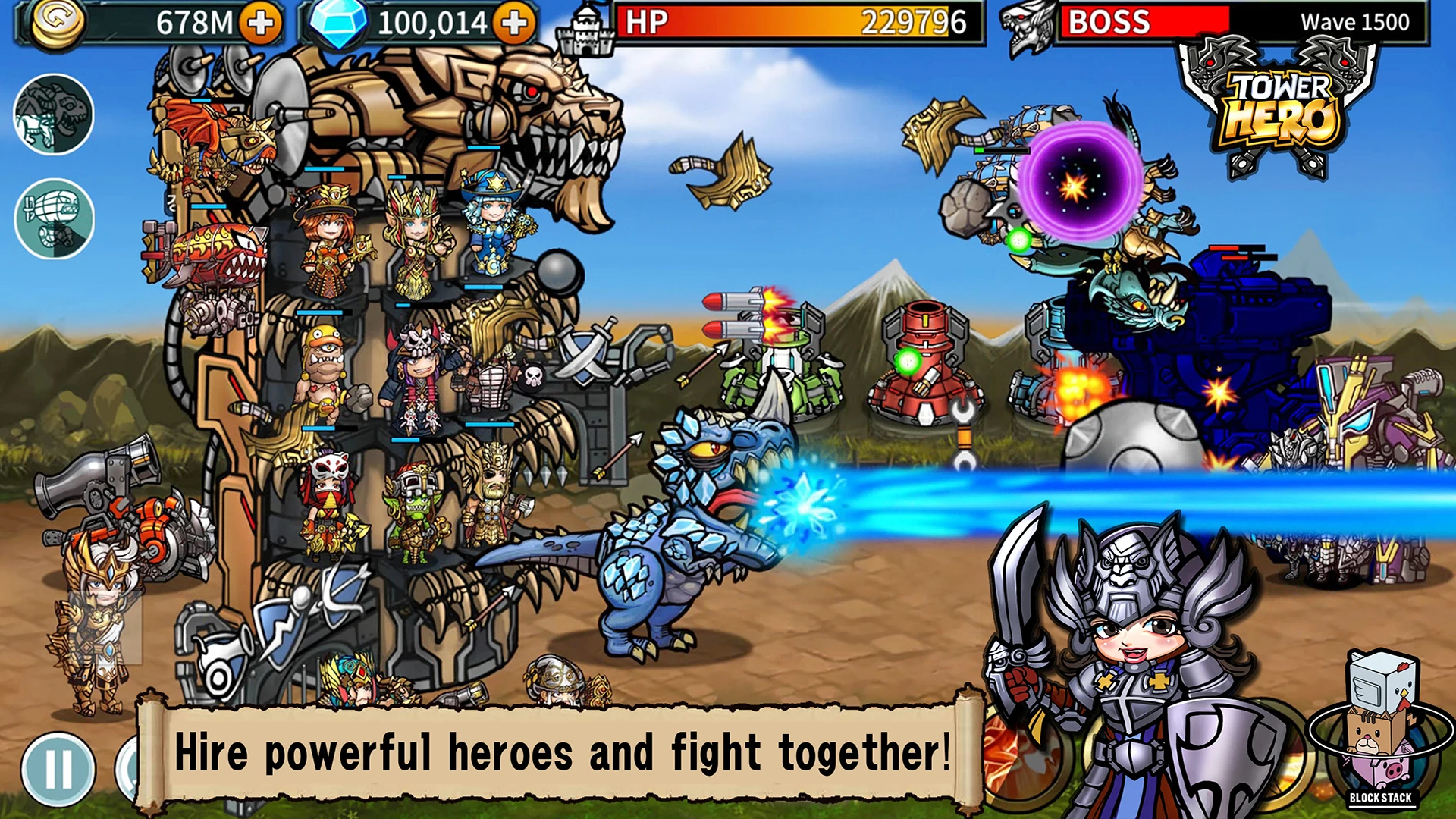 Tower Hero - Tower Defense RPG screenshot