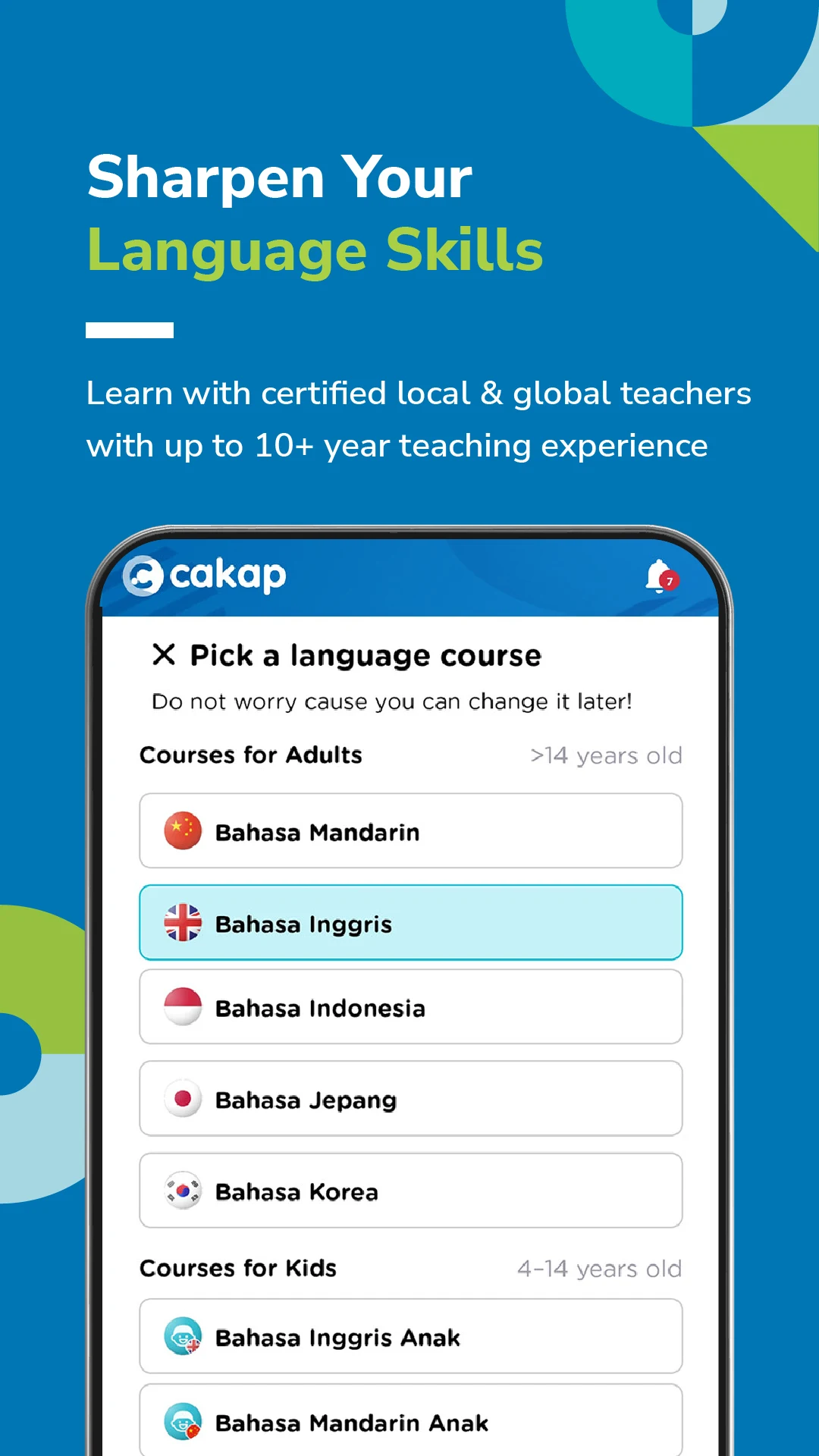Cakap – Online Learning screenshot