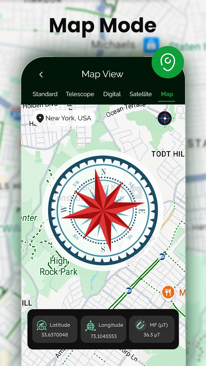 Digital compass for android screenshot