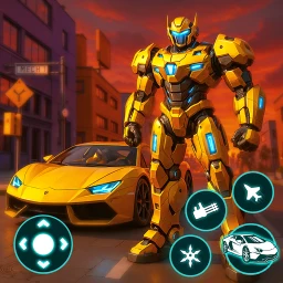 Robot City War: Car Transform