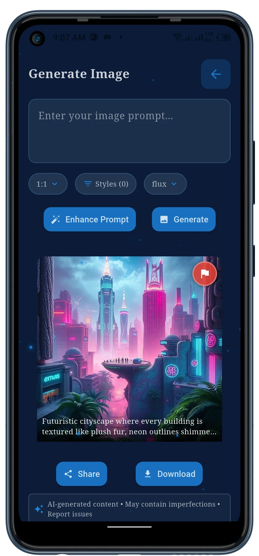 Imagly AI - AI Image Generator screenshot