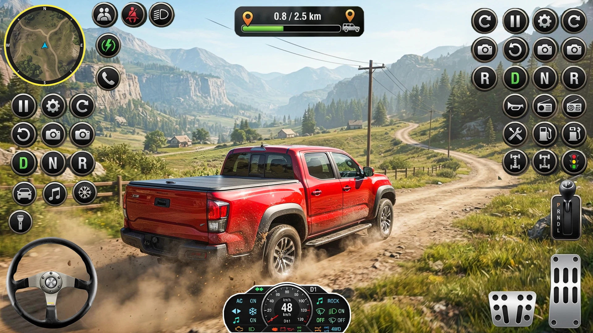 Offroad Prado Hill Climb 3D screenshot