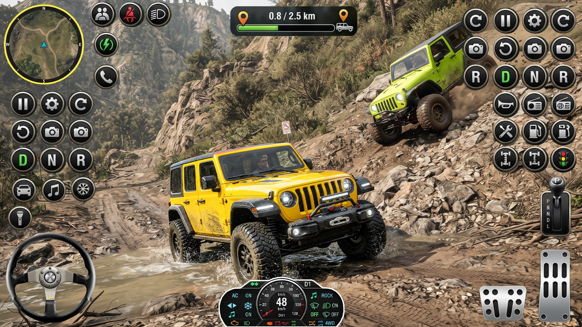 Offroad Prado Hill Climb 3D screenshot