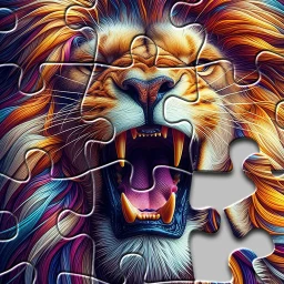 Symbol von Jigsaw Puzzles - AI Saga