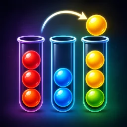 Classifique Cores: Ball Sort