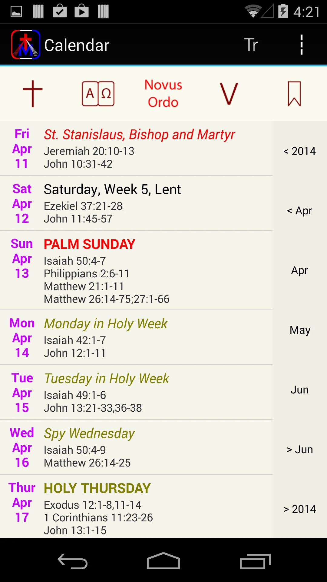 iPieta screenshot