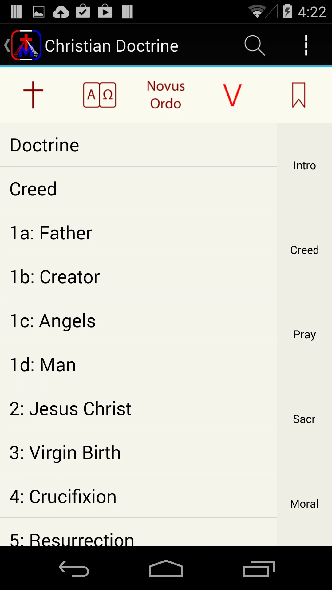 iPieta screenshot