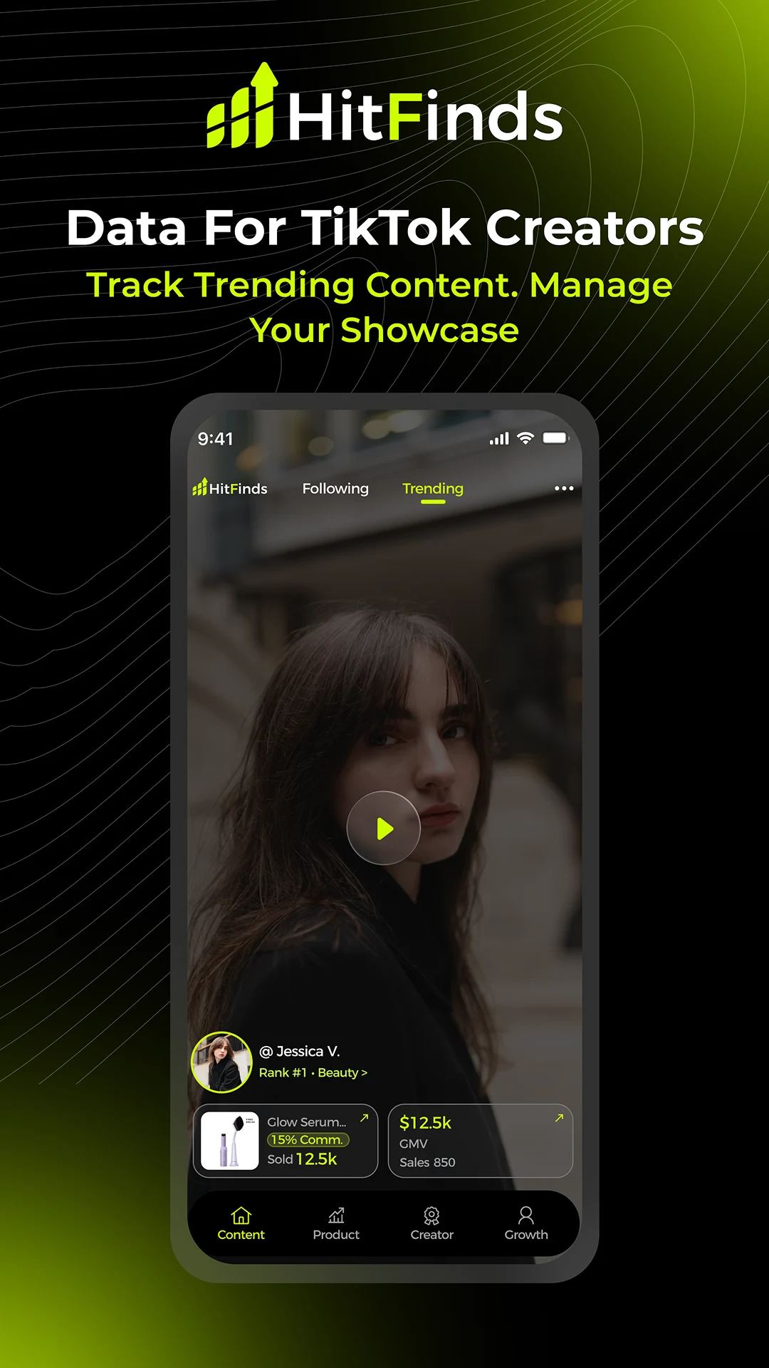 HitFinds: Creator AI Tools screenshot