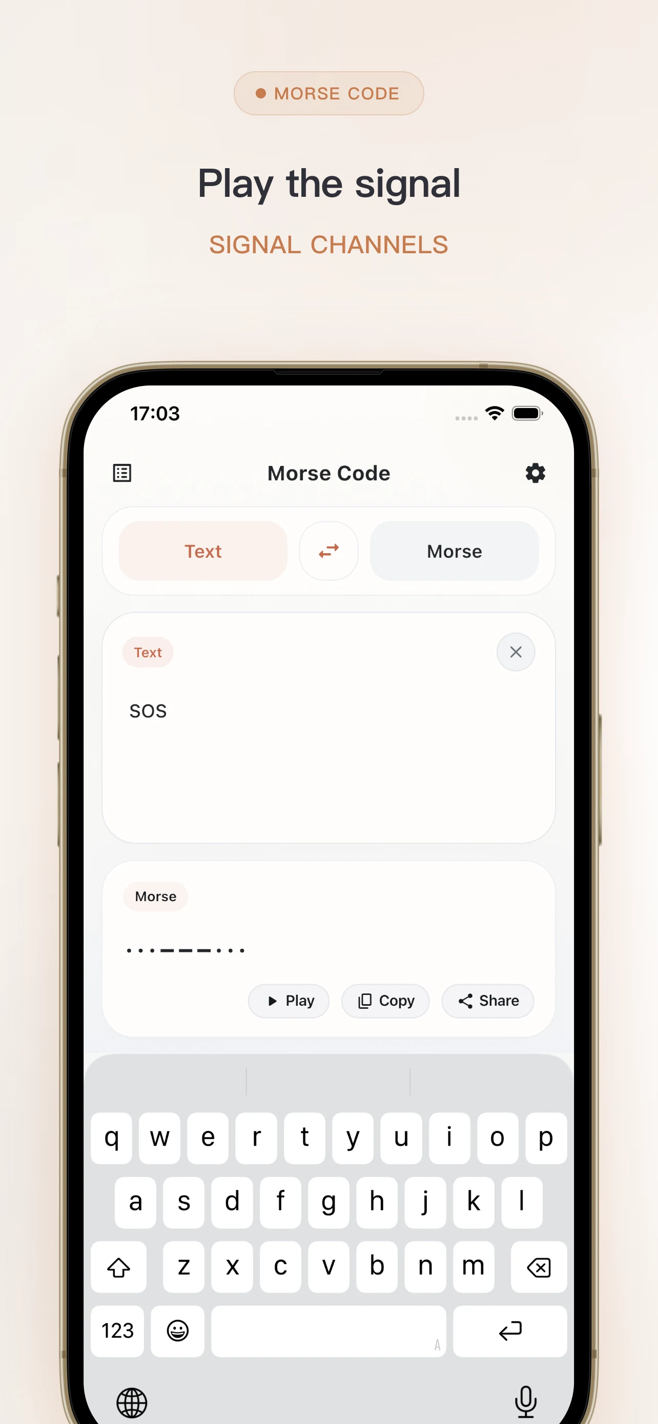 Morse Code - Signal Translator screenshot