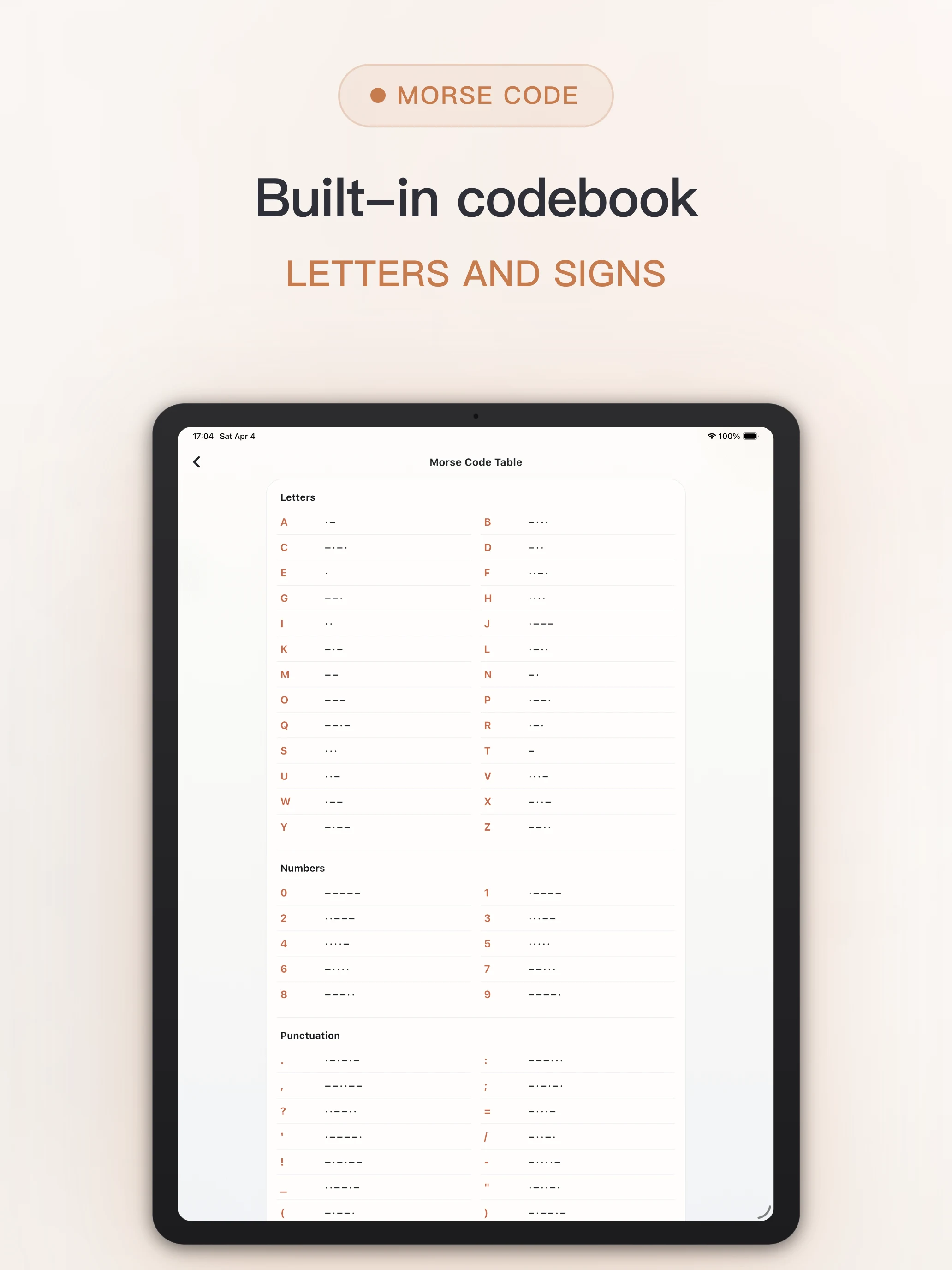 Morse Code - Signal Translator screenshot