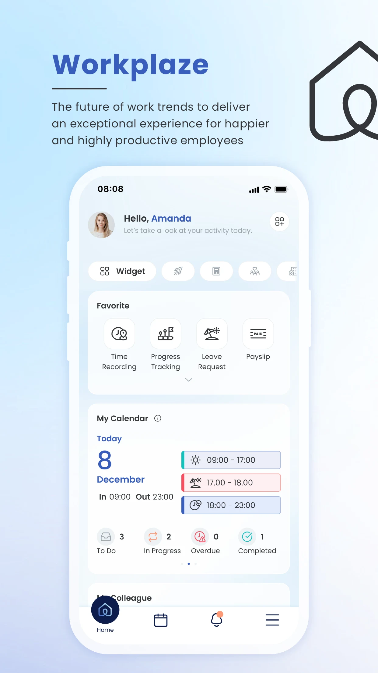 Workplaze screenshot