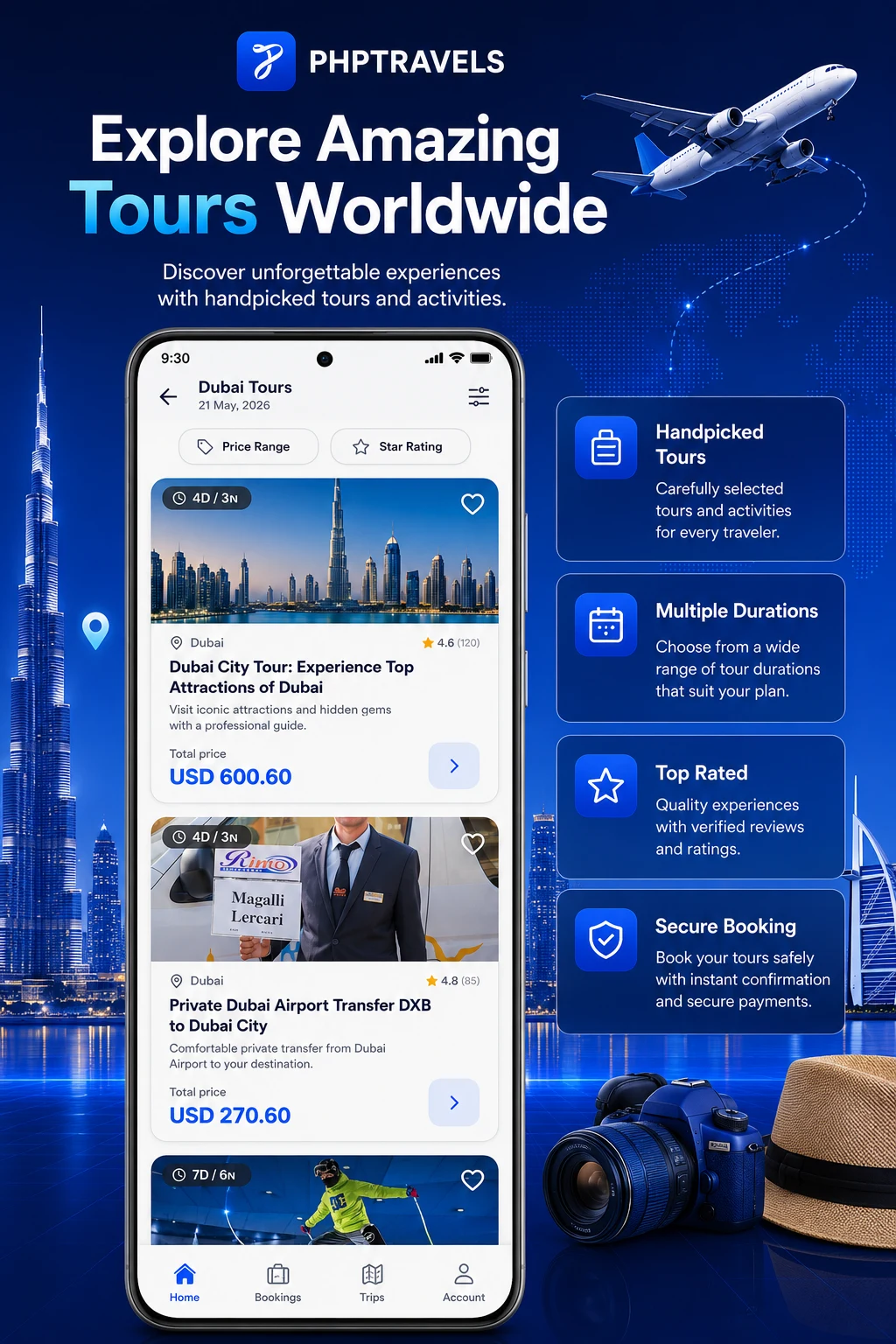 PHPTRAVELS screenshot