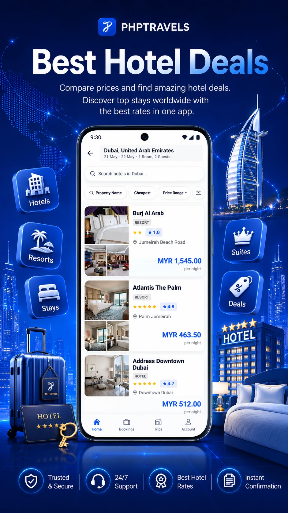 PHPTRAVELS screenshot