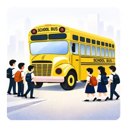 Icône de Yellow School Bus