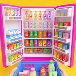 Ikon Fill Up Fridge Organizing ASMR