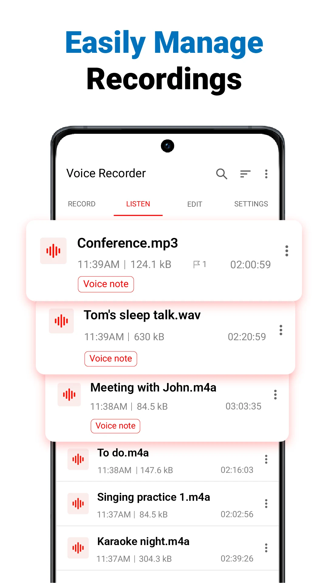 Voice Recorder & Voice Memos screenshot