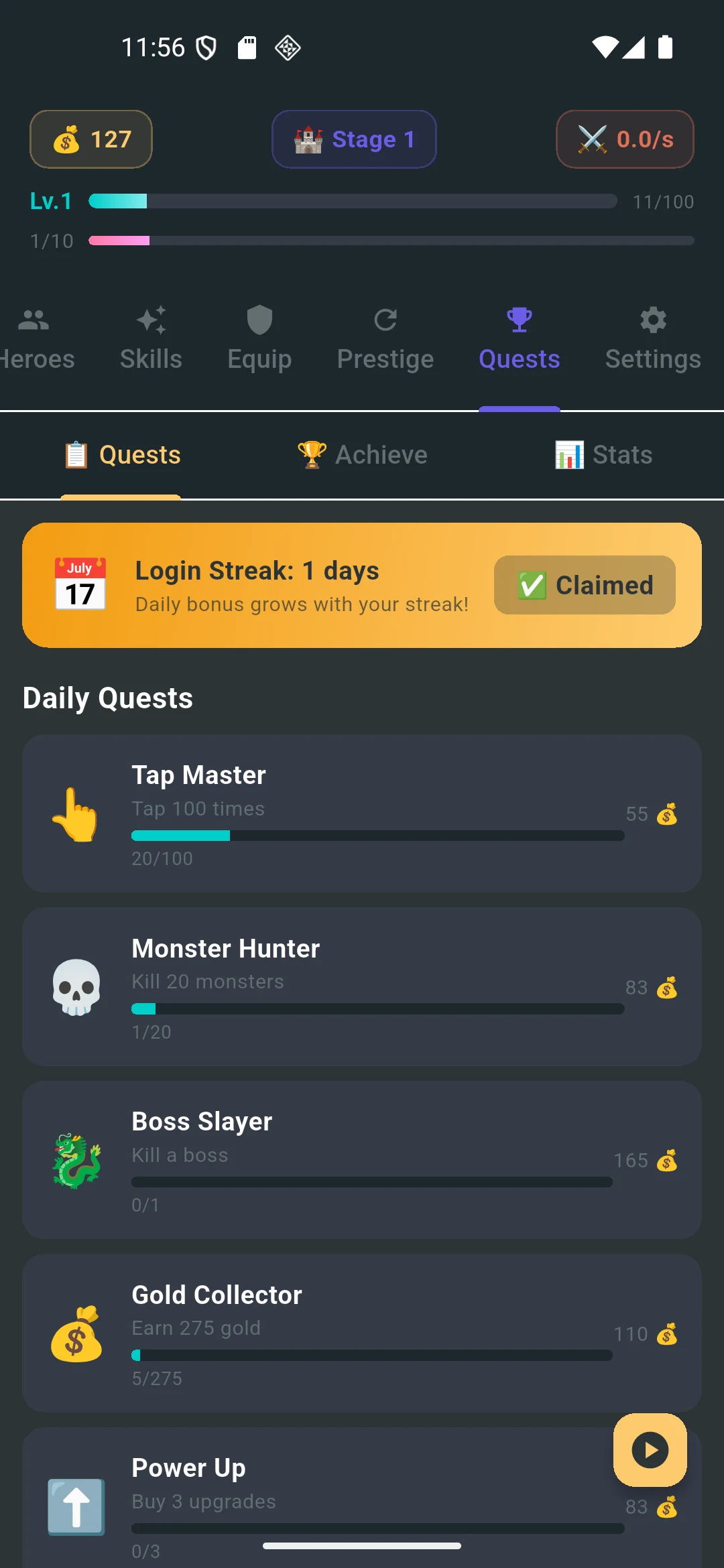 Dungeon Idle screenshot