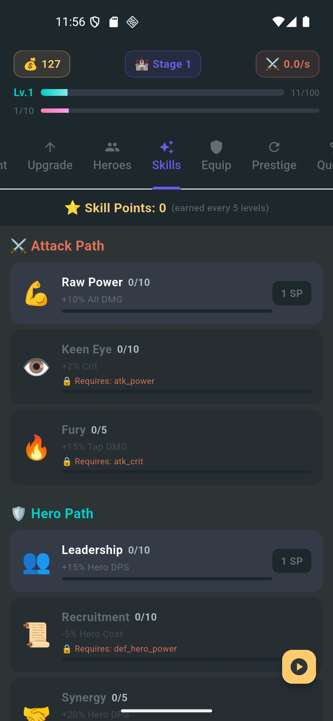 Dungeon Idle screenshot