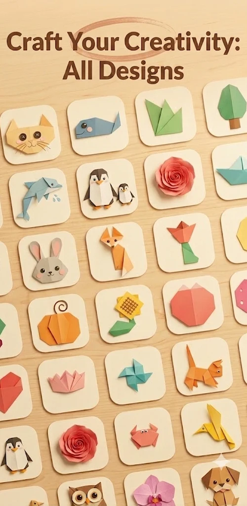 Simple Origami: Paper Folding screenshot