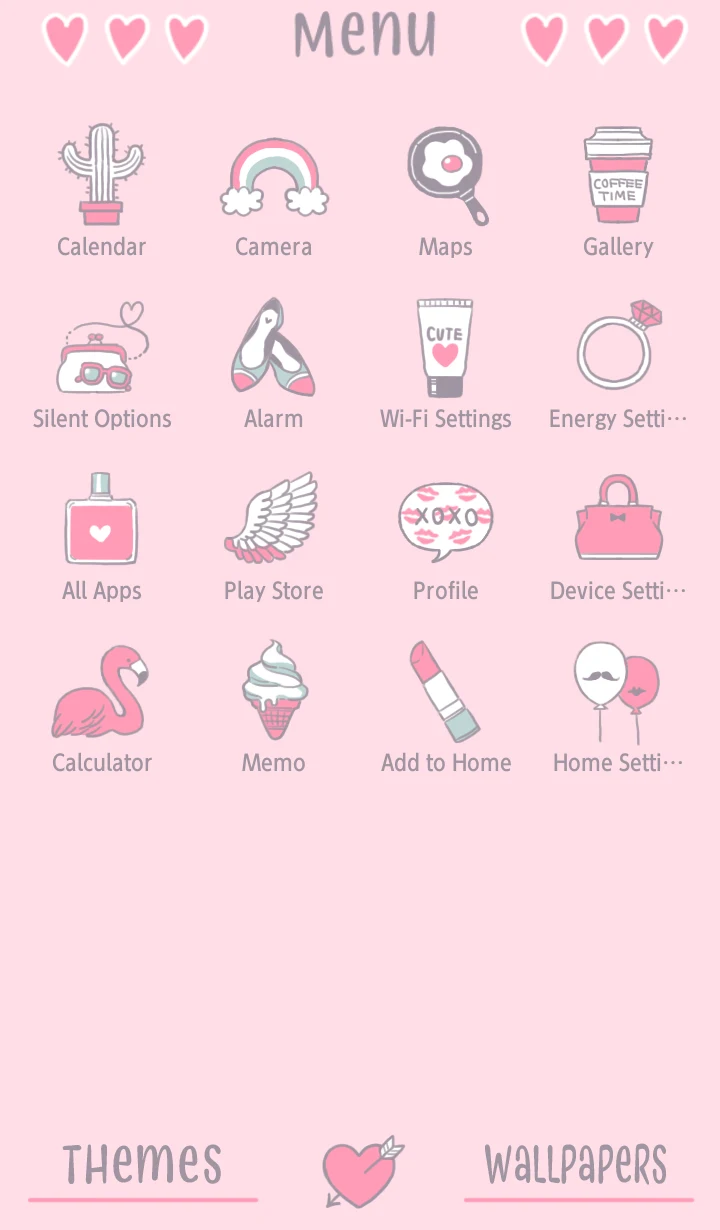 Hearty Milk Theme +HOME screenshot
