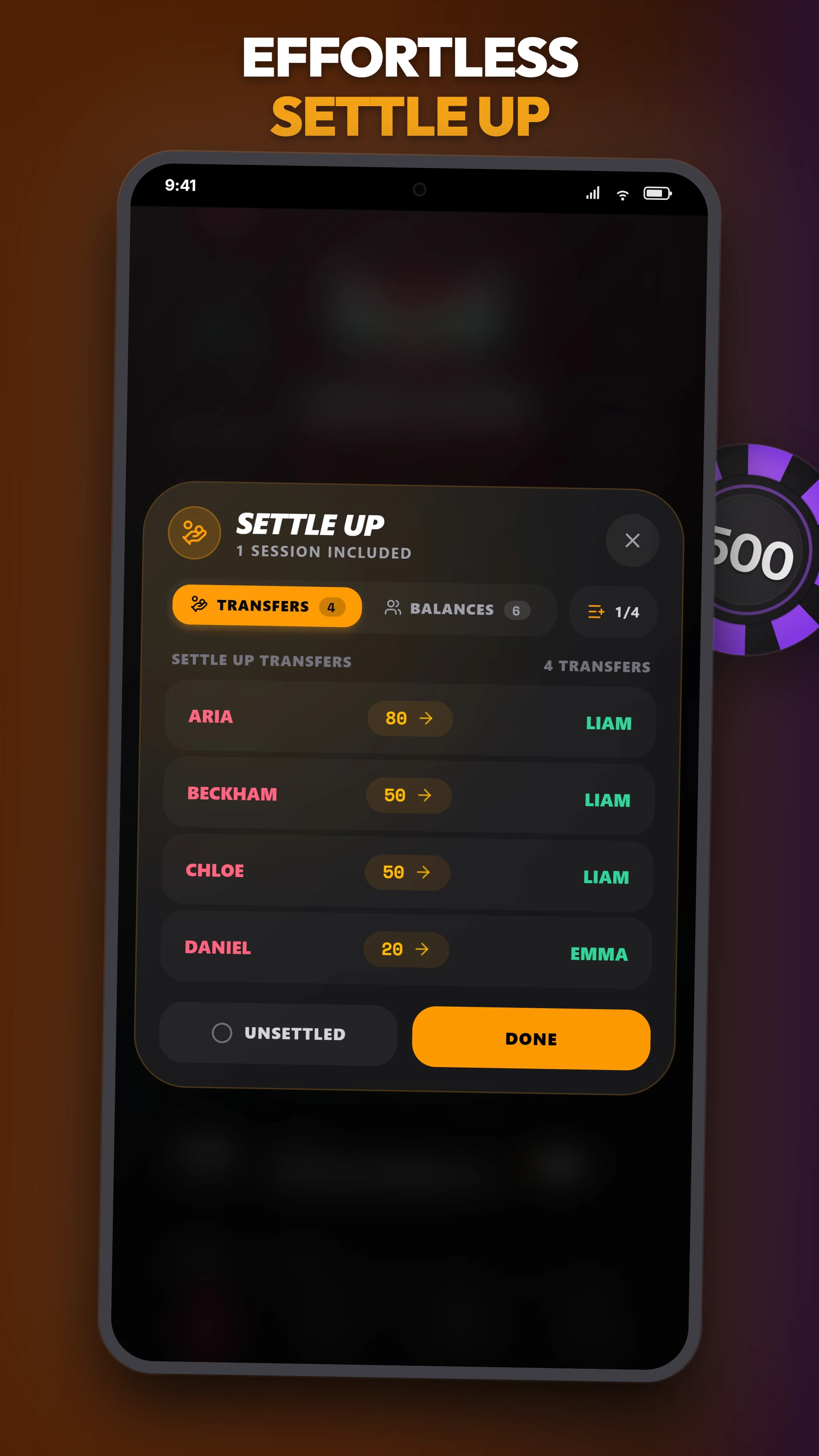 AirChips - Virtual Poker Chips screenshot