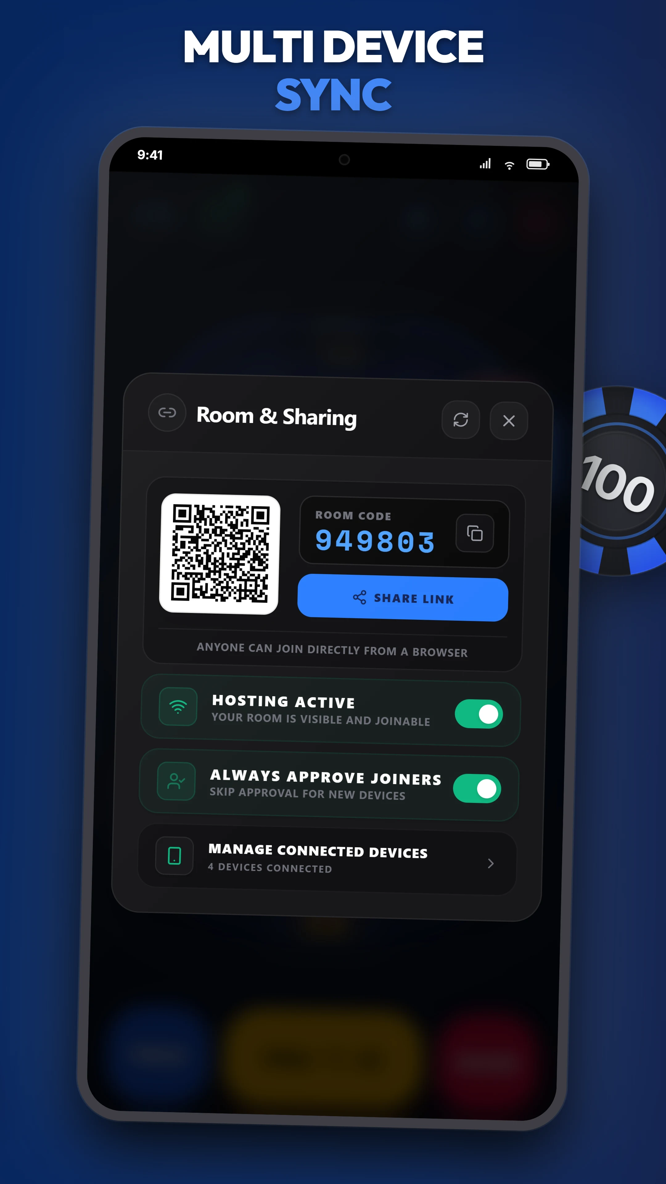 AirChips - Virtual Poker Chips screenshot