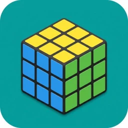 أيقونة cube solver (مكعب روبيك)