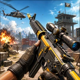 Fps Fire Battleground Offline icon