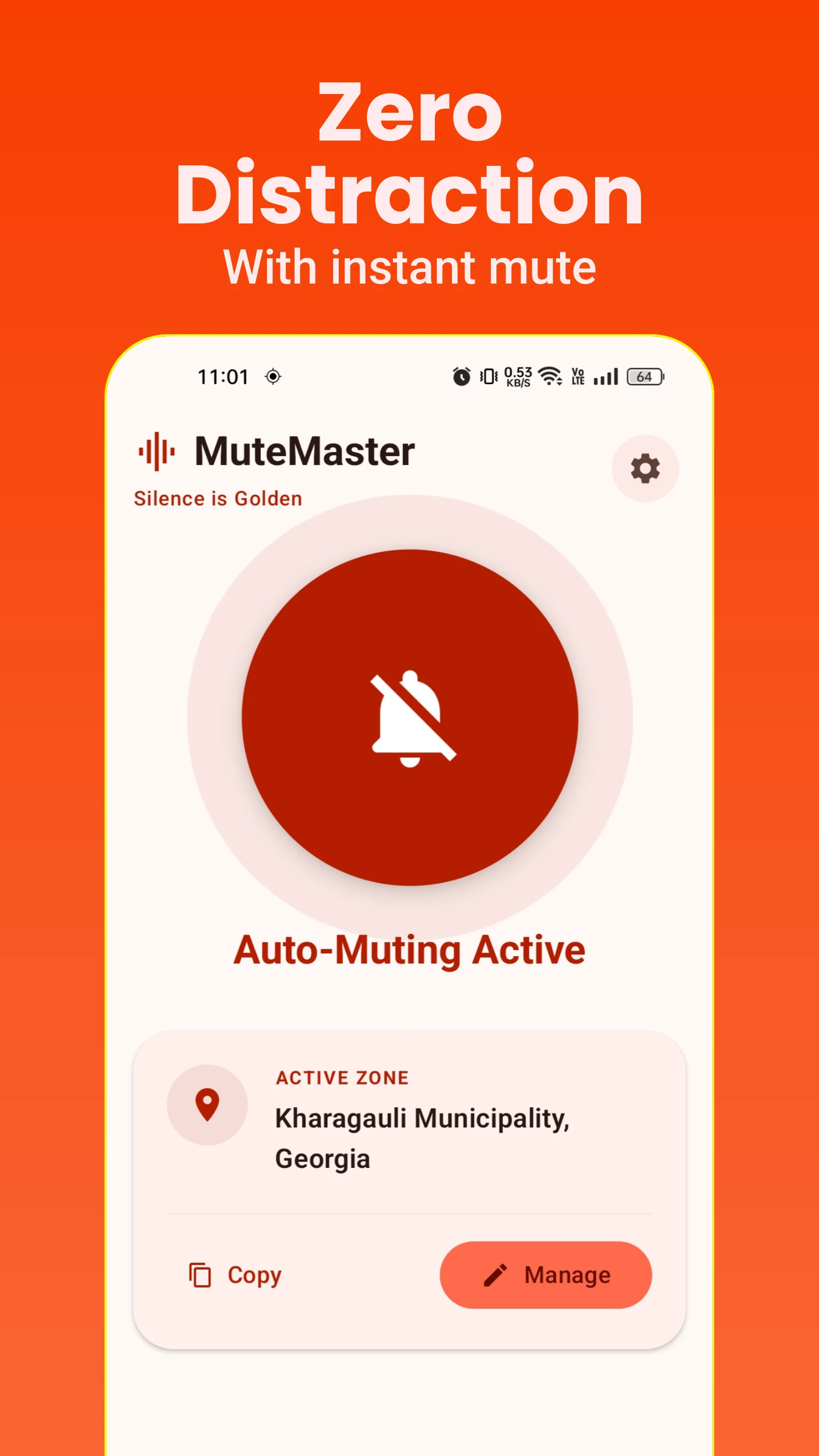 Auto Silent by Location & Time screenshot